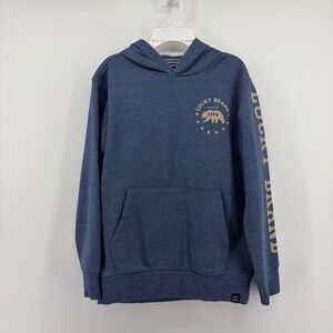Lucky Brand Hoodie Blue Kids Medium 10/12 California Bear Graphic Pullover